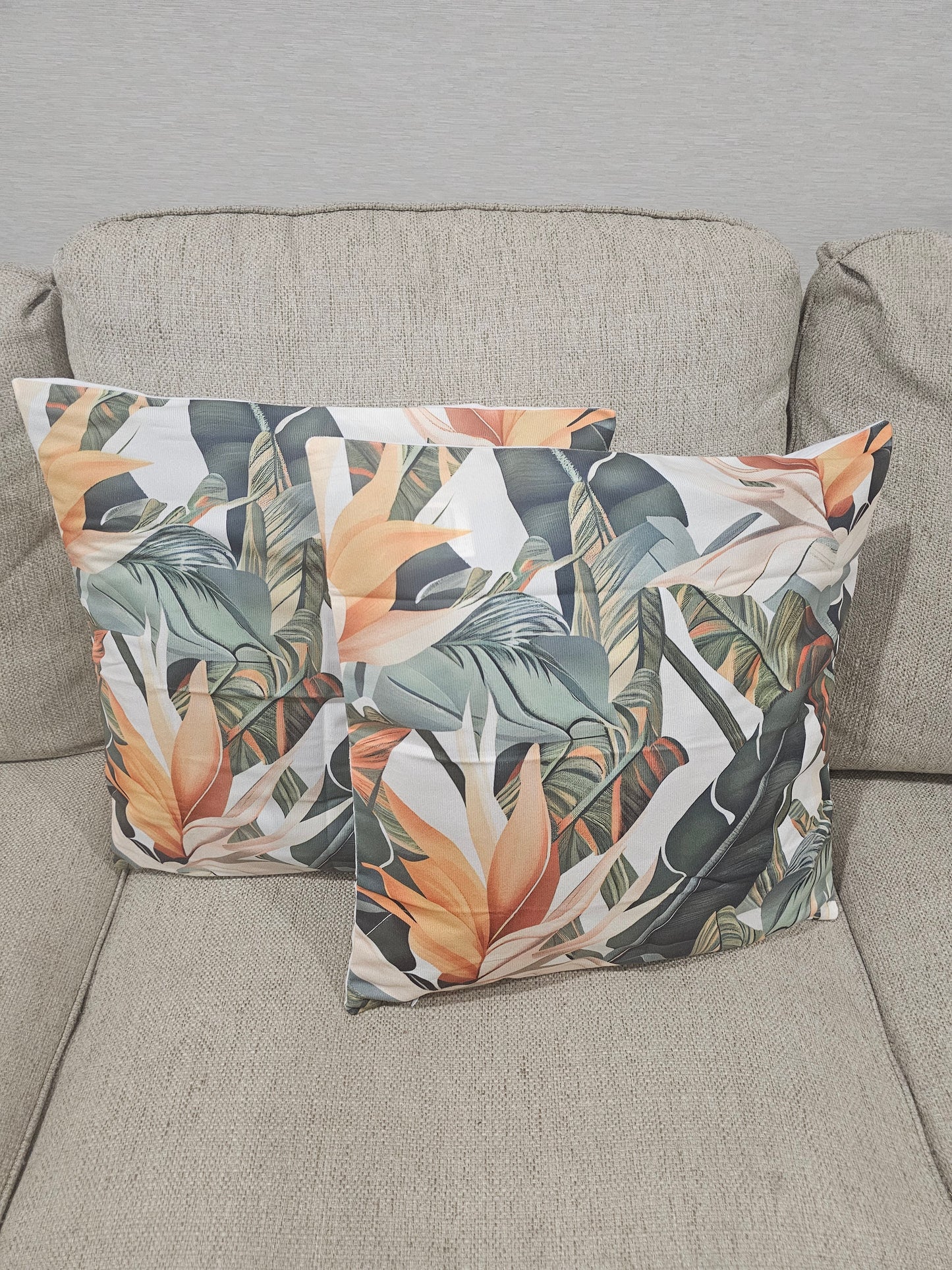 Island style cushion covers